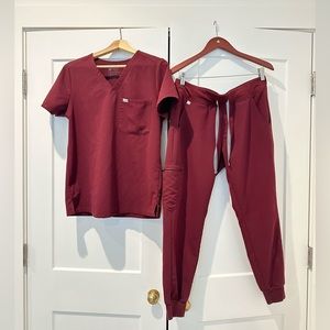 Figs Catarina top Burgundy